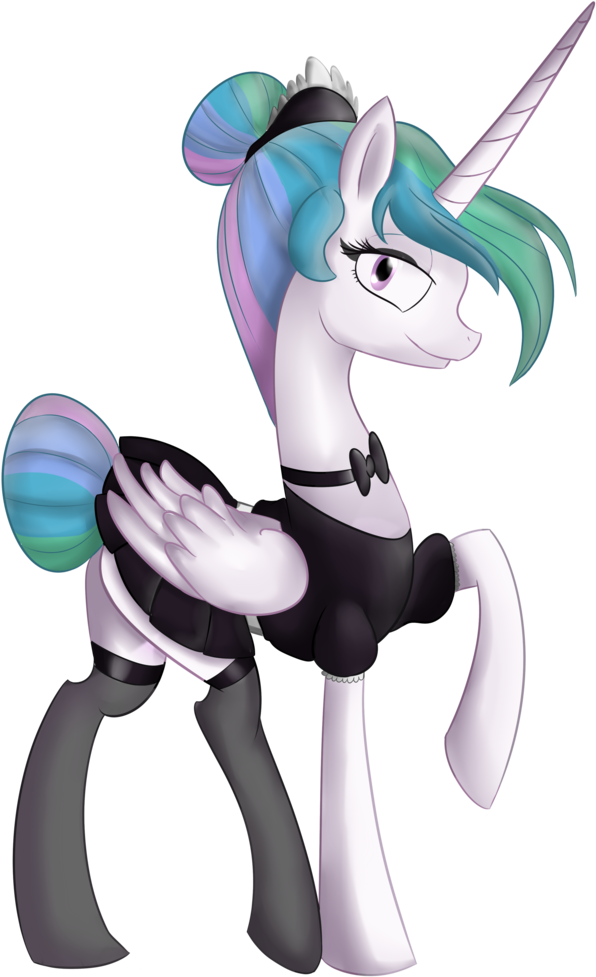Alicorn, Alternate Hairstyle, Artist - Cartoon (662x1024)
