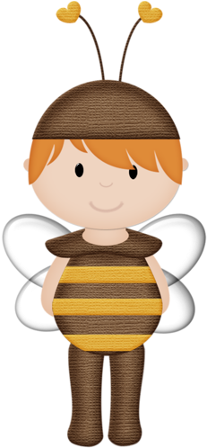 Bee My Honey» Закрыт - Boy Bee Clipart Png (259x500)