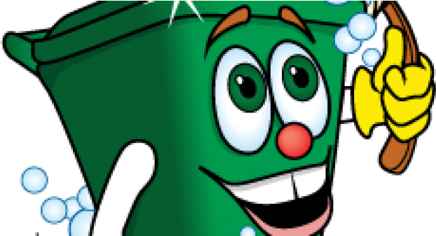 How To Clean A Wheelie Bin - Cartoon (702x336)