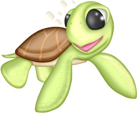○•‿✿⁀ocean Safari‿✿⁀•○ - Tartaruga Marinha Desenho Png (500x409)