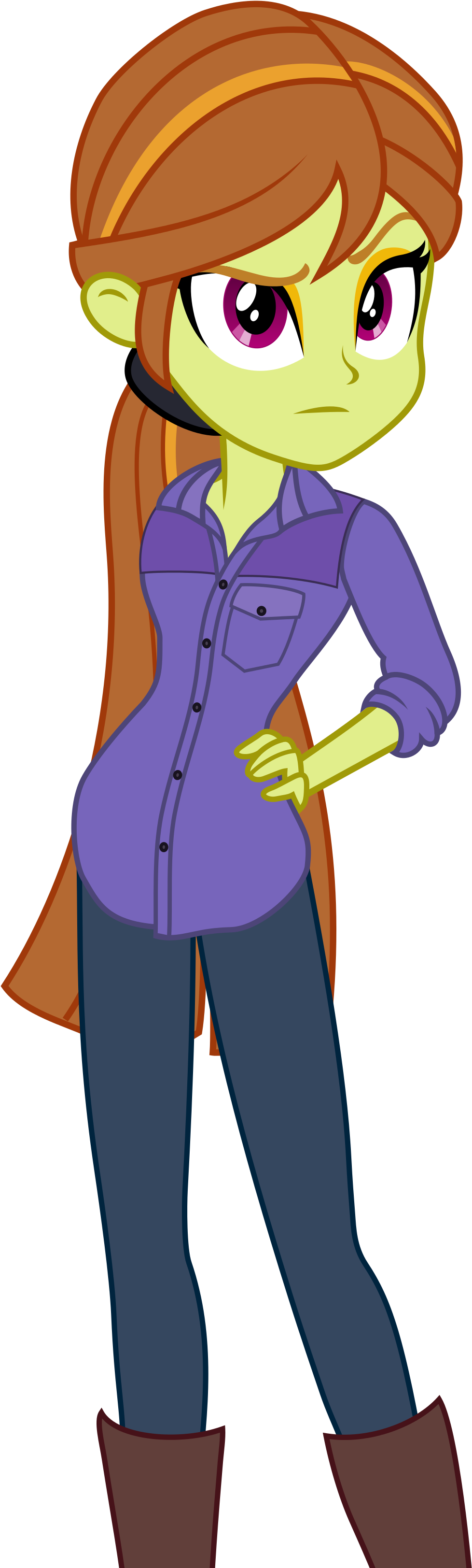 Straight Hair Poof - Hair (1359x3327)