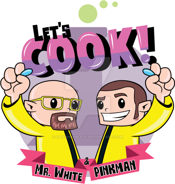 Breaking Bad By Danwin4peace - Cartoon (600x639)