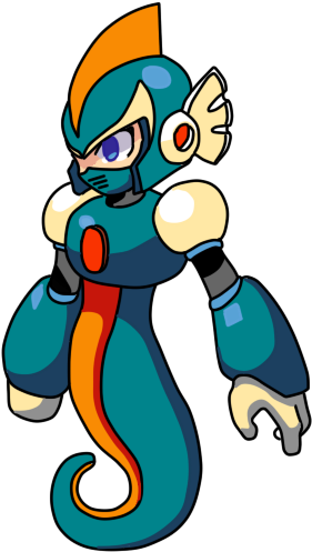 Boss Seahorse Bot - Rockbot Seahorse Bot (400x687)