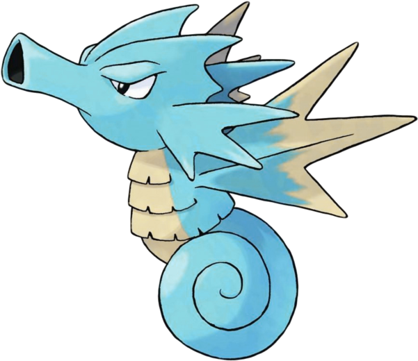 Horsea's Evolution, Seadra, Is Pretty Much All Menace, - Pokemon Seadra (600x600)