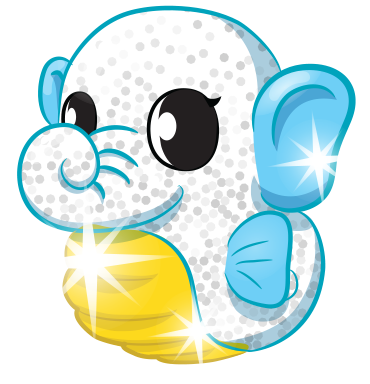 A Bit Larger Than His Cousin Seahorses, This Mysterious - Squinkies Dragon Pug (450x450)