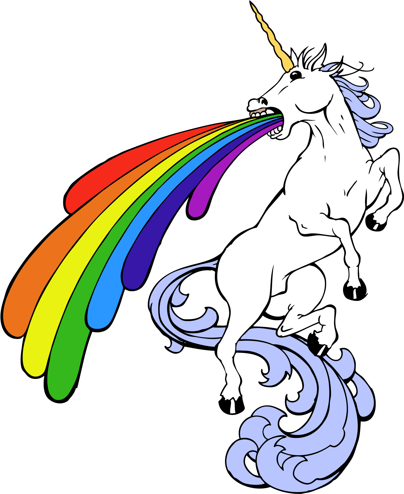 Post - Unicorns And Rainbows (2200x2200)