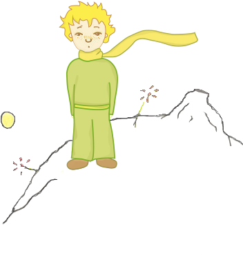 Little Prince Stars - The Little Prince (391x510)