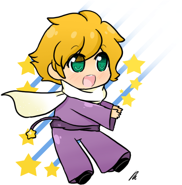 The Little Prince By Starvalerian - Little Prince Chibi (600x625)