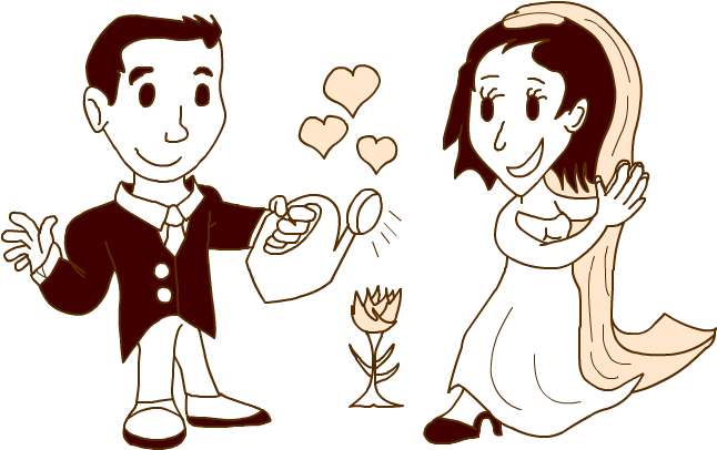 Me And My Wife Watering Flower Little Prince By Drumonix - Cartoon (780x585)