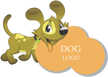 Free Cartoon Dog Animal Pet Inspiration Vector Logo - Perro Sin Aullido (389x346)