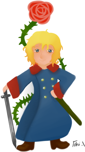 The Little Prince By Chisaku - Transparent The Little Prince (403x539)