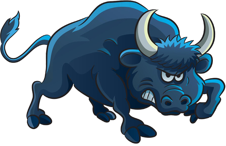 Bull Cartoon Illustration - Bulls Cartoon (786x508)