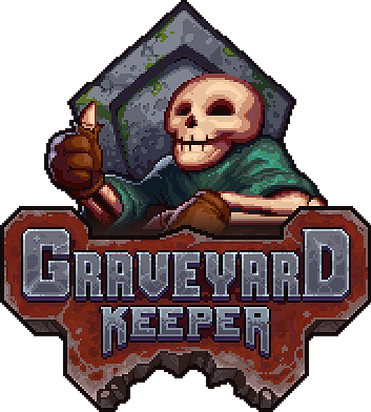Graveyard Keeper Official Logo - Graveyard Keeper Logo (371x412)