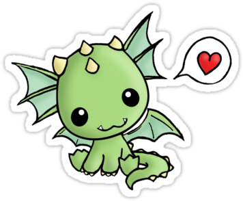 Kawaii Lohikäärme (375x360)