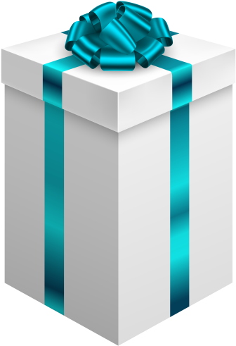 Gift Box With Blue Bow Png Clipart - Beardeur Bbs-4 Bigmouth Do It Yourself Back Hair Shaver (480x704)