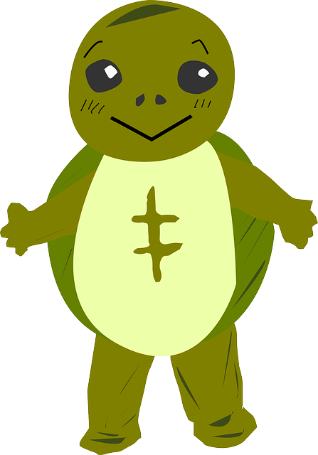 Turtle, Character, Face, Cartoon, Hair, Cute, Shell - Turtle Clip Art (447x640)
