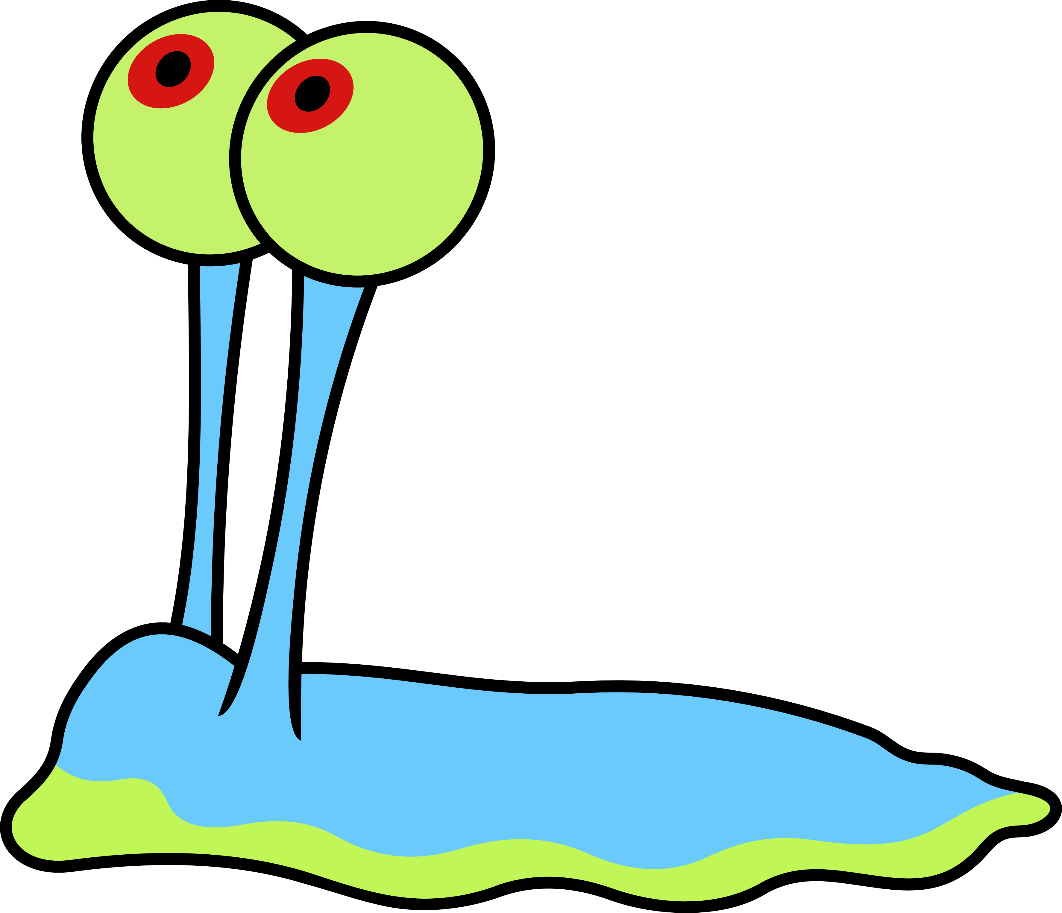 Gary The Slug By Porygon2z Gary The Slug By Porygon2z - Gary The Snail No Shell (3548x3051)