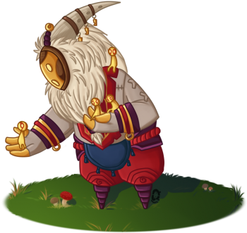 Bard By Cera-miaw Hd Wallpaper Artwork Fan Art League - Kawaii Bard Lol (400x369)