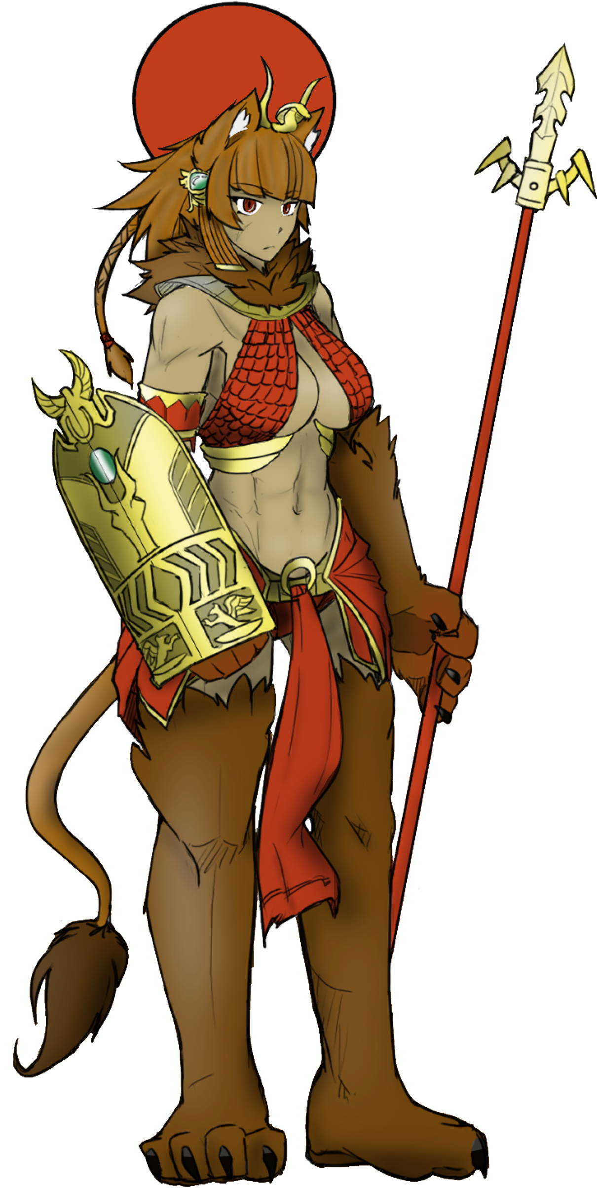 Minotaur Girl - Minotaur Girl (1667x2500)