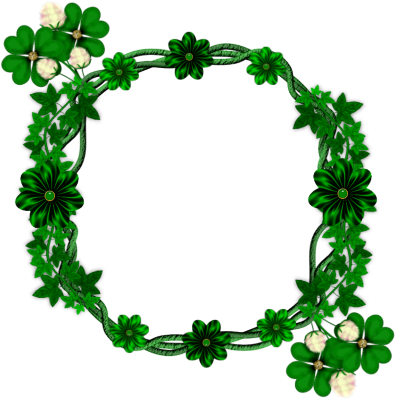 Ireland Saint Patrick's Day Shamrock Picture Frames - Ireland Saint Patrick's Day Shamrock Picture Frames (800x883)