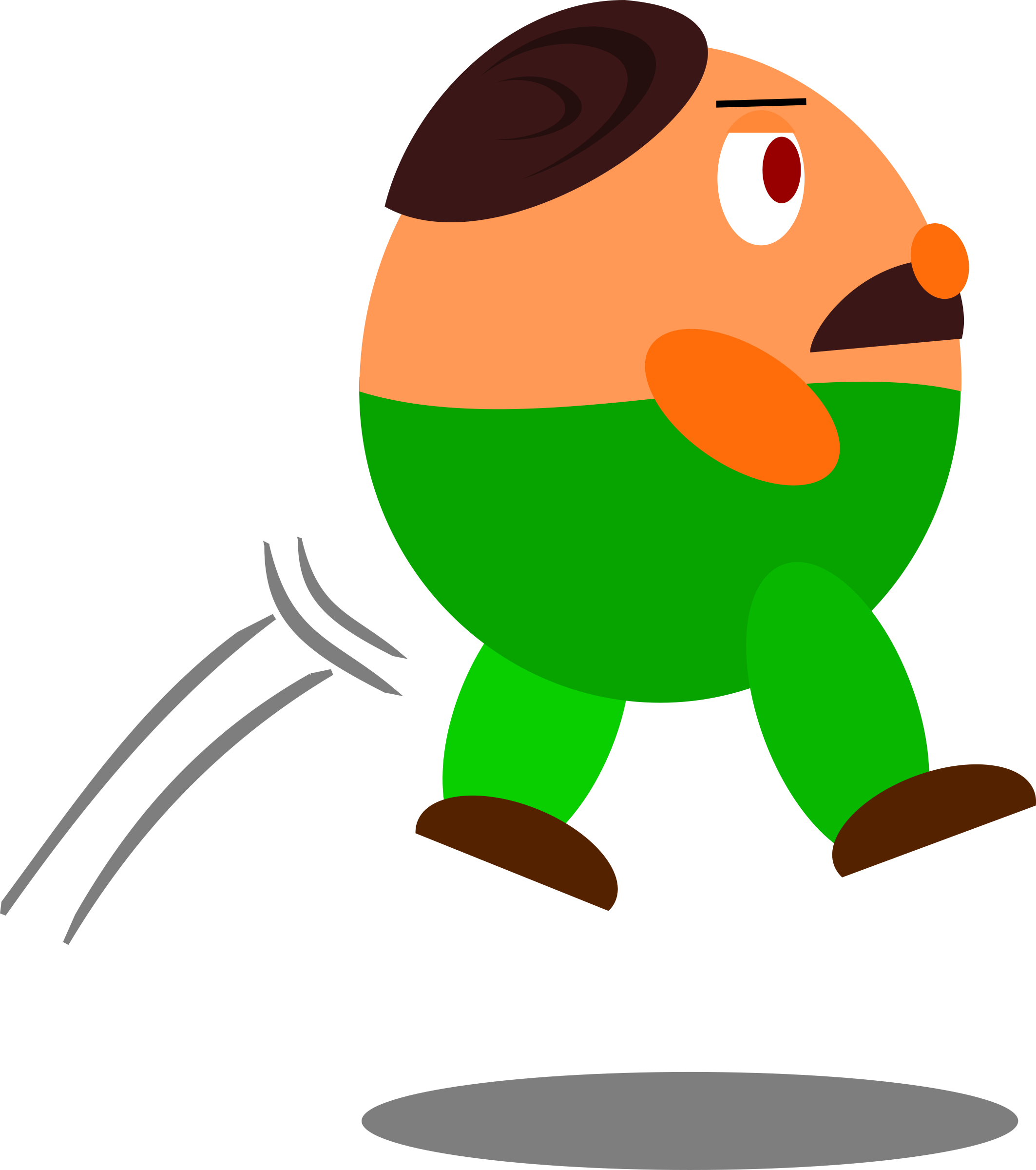 Big Image - Jumping Cartoon Png (2126x2400)