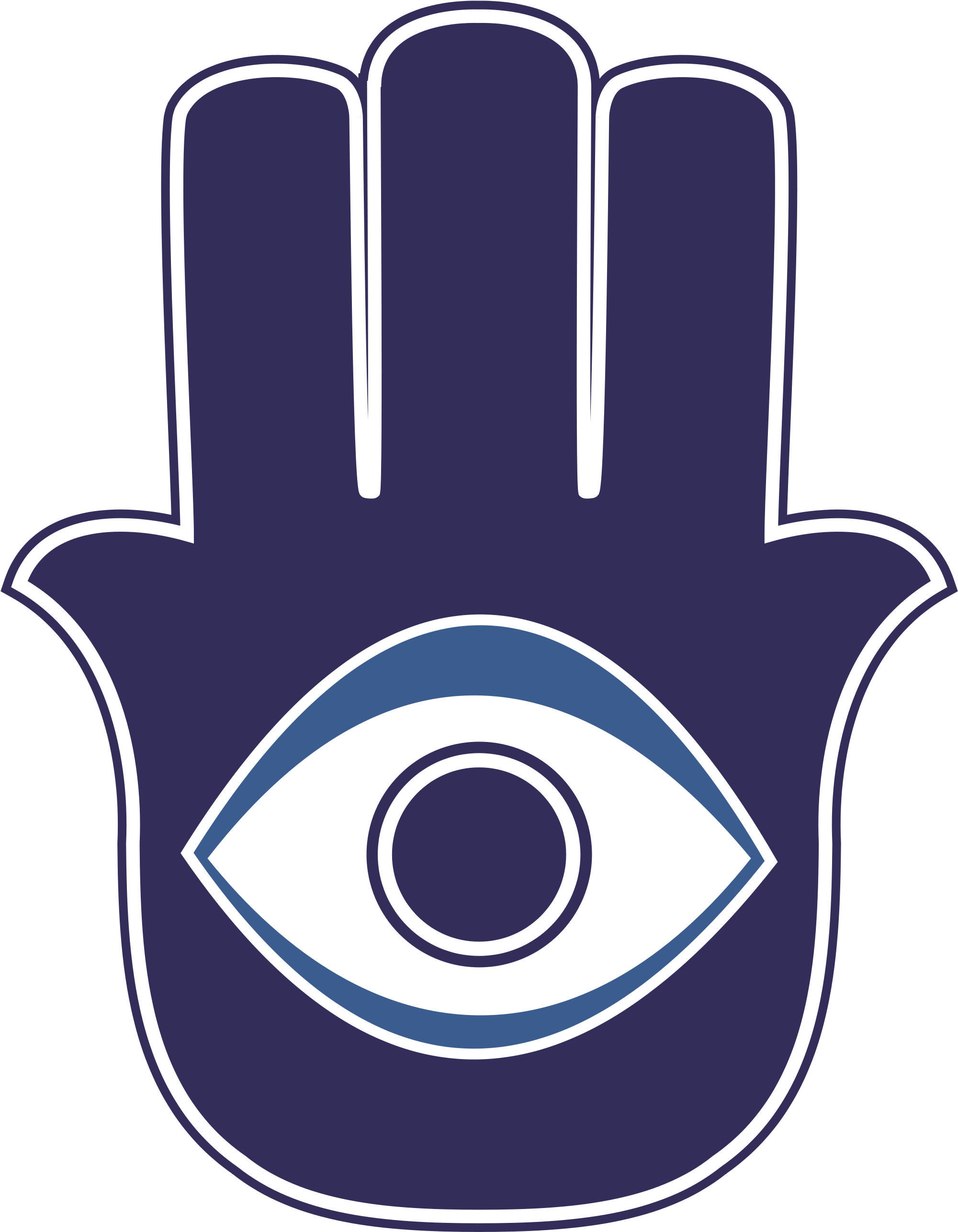 The Evil Is An Ancient Symbol,this Image Is Said To - Hand Of God Symbol (2000x2581)