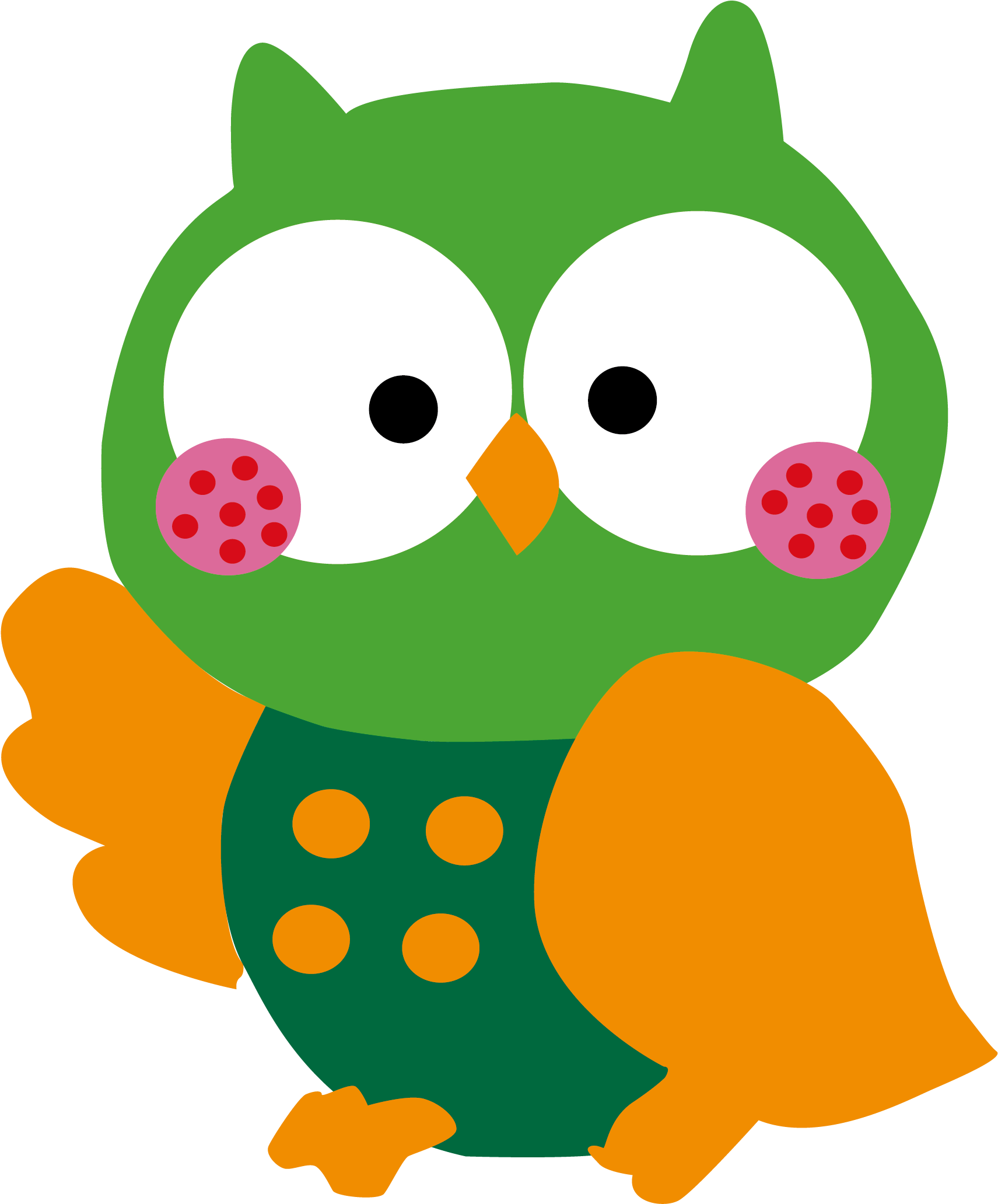 Owl Thumb Cuteness - Owl Vector (2144x2144)