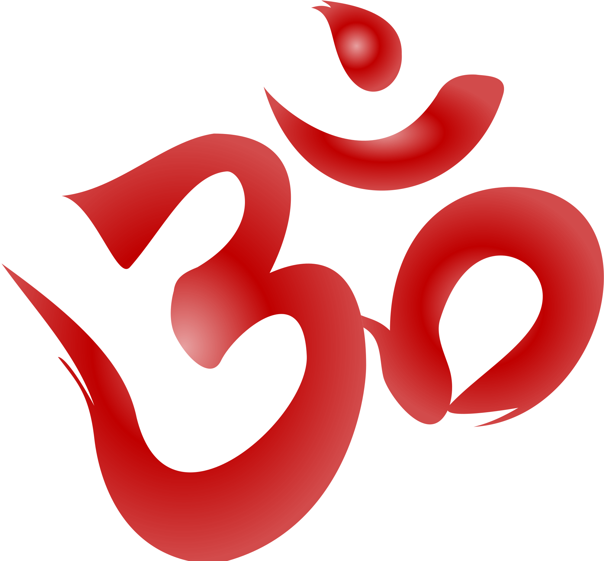 Wikipedia, The Free Encyclopedia - Hinduism Symbol In Red (2000x1859)