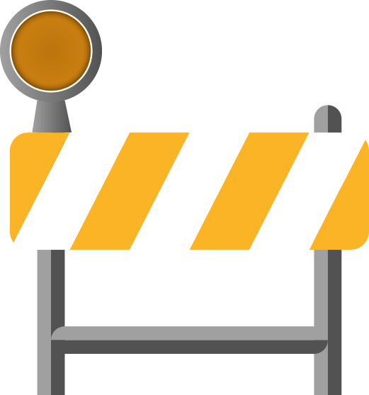 Construction Sign - Construction Sign (521x558)