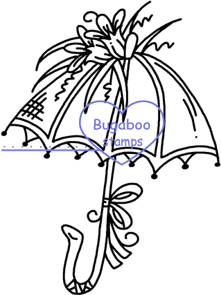 Fancy Umbrellas - Umbrella - Embroidery (336x456)