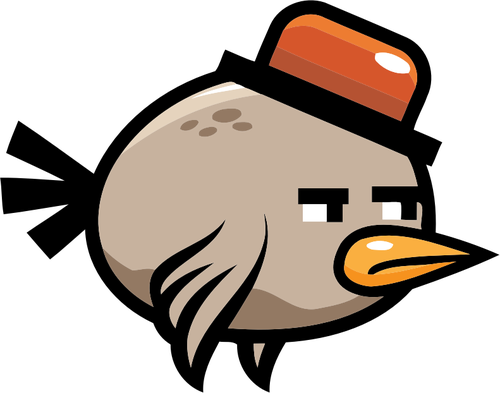 Sad Bird Cliparts - Con Chim Hài Hước (955x750)