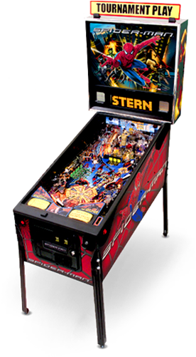 Best Pinball Machines - Stern Spider-man Pinball Machine (450x500)