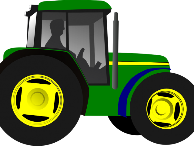 Machine Clipart Farming Machine - Tractor Vector (640x480)