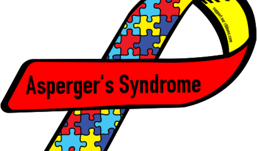 Asperger's Syndrome And How To Make Contact - Aspergers Awareness Ribbon (850x500)