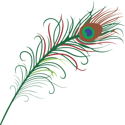 Peacock Eye Clip Art Png Png Images - Peacock Feathers Clipart Png (400x400)