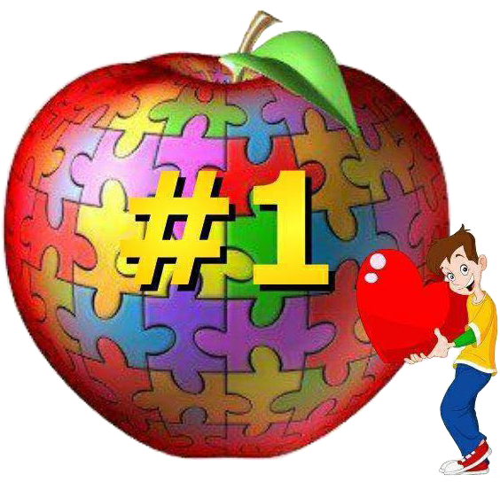 Apple - Puzzle Apple Photo Cabochon Glass Tibet Silver Chain (605x543)