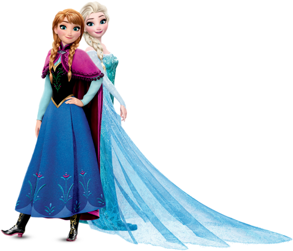 Anna And Elsa Frozen Transparent Png Image - Elsa And Anna Png (850x720)
