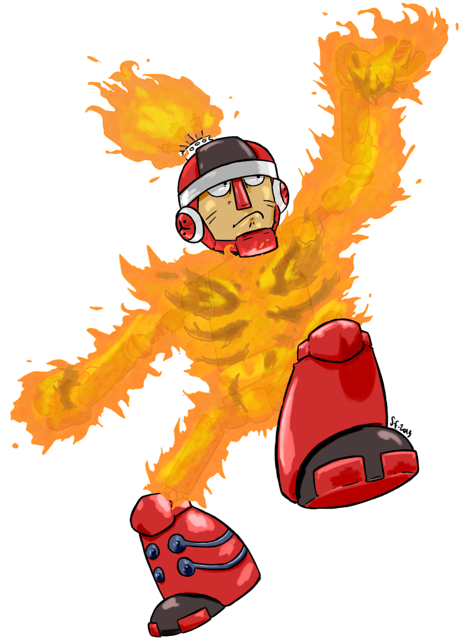 Mighty No - - Cartoon (1280x1280)