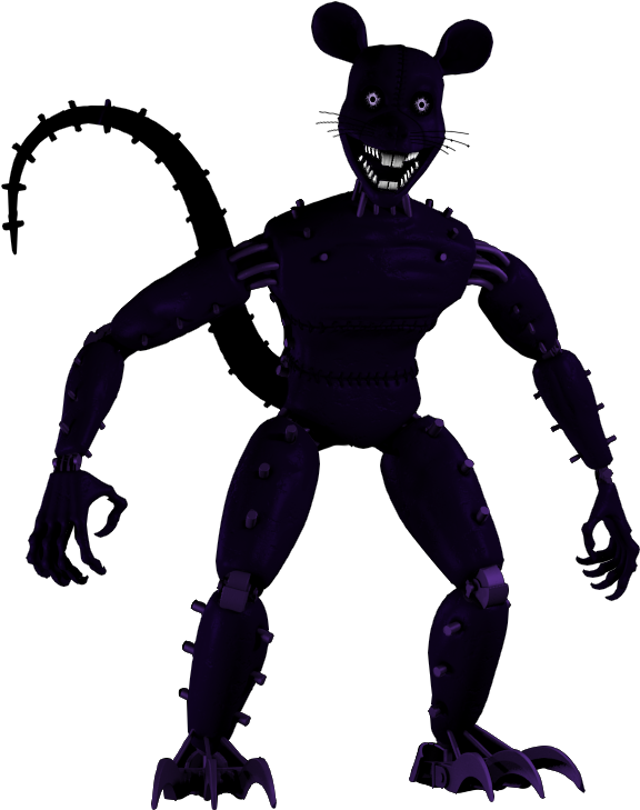 Shadow R - Five Nights At Candy's 3 Shadow Rat (768x768)