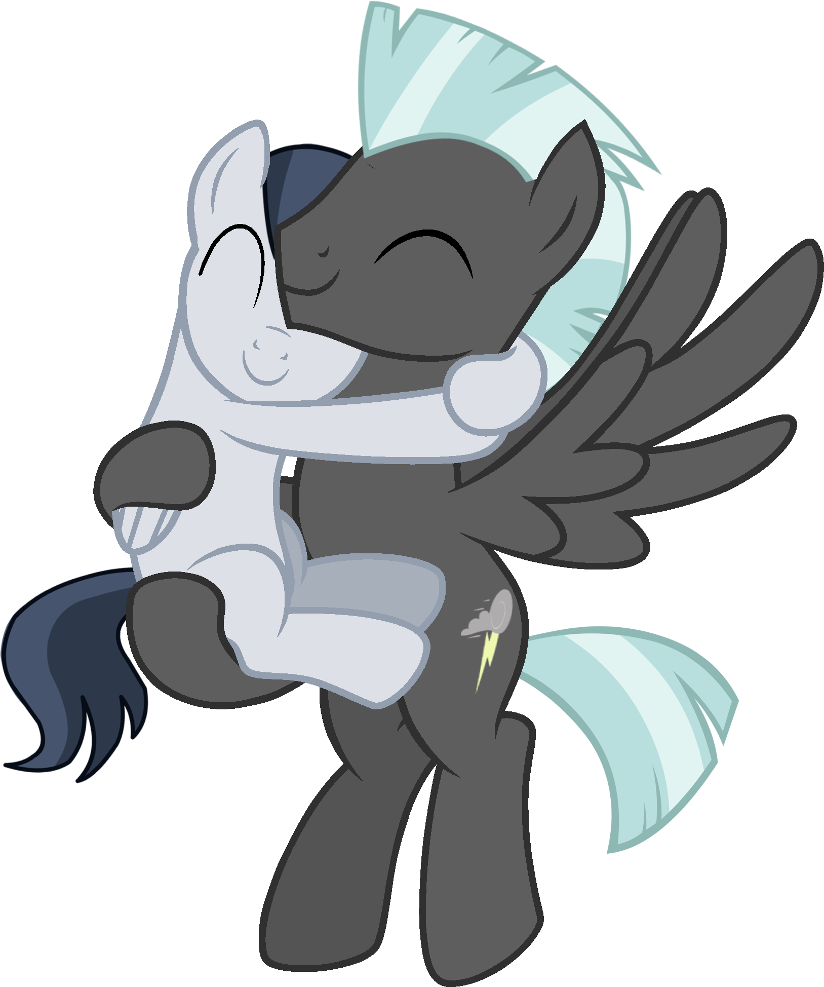 Dreamcasterpegasus, Brothers, Hug, Rumble, Safe, Siblings, - Summersketch (1627x1948)