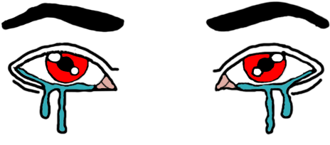 Crying Eyes By Lordbarta On Deviantart - Crying Eyes Clip Art (579x313)