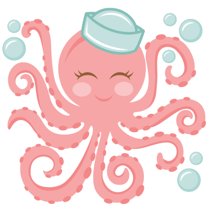 Bass Fish Silhouette Clip Art Download - Miss Kate Cuttables Octopus (432x432)
