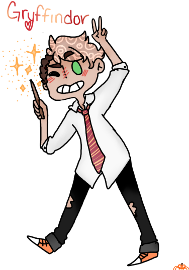 Harper Is A Gryffindor By Owl-mom - Cartoon (390x549)