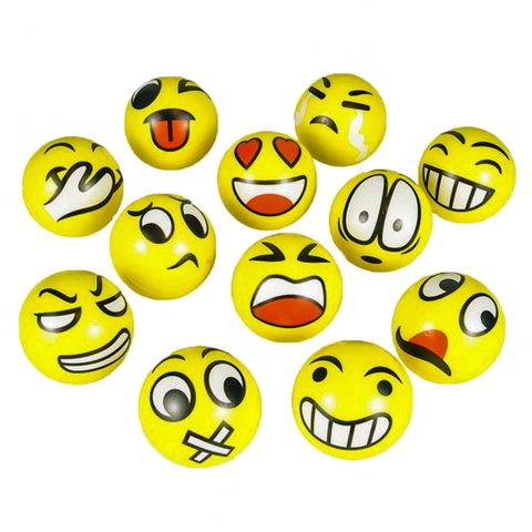 Emoticon 3" Stress Ball - 3" Emoticon Stress Ball (480x480)