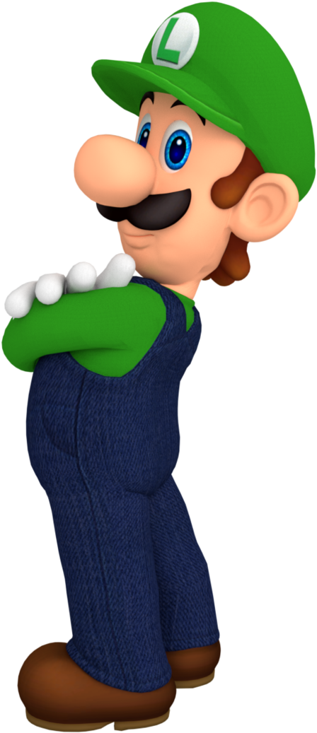 Luigi Crossing His Arms By Nintega-dario - Luigi Arms Crossed (752x1063)