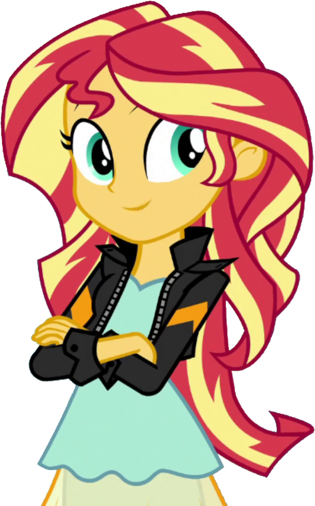 Thebarsection, Clothes, Crossed Arms, Equestria Girls, - Mlp Equestria Girls Legend Of Everfree Sunset Shimmer (662x1024)