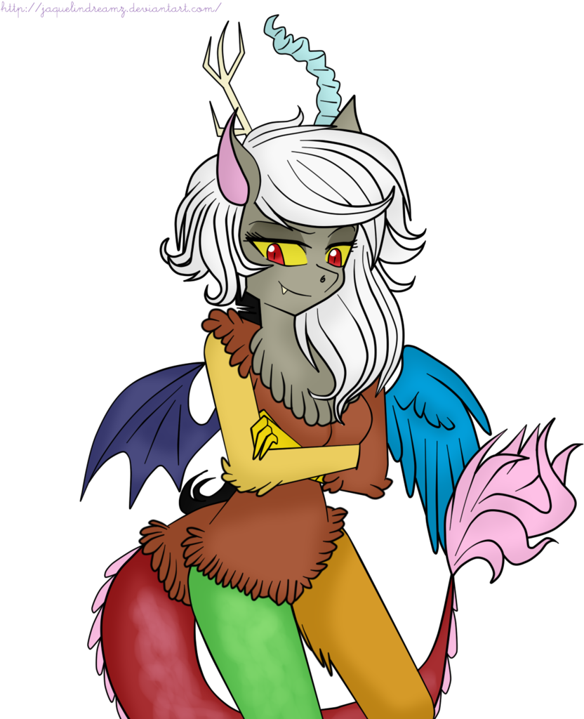 Jaquelindreamz, Crossed Arms, Discord, Eris, Female, - Cartoon (867x1024)