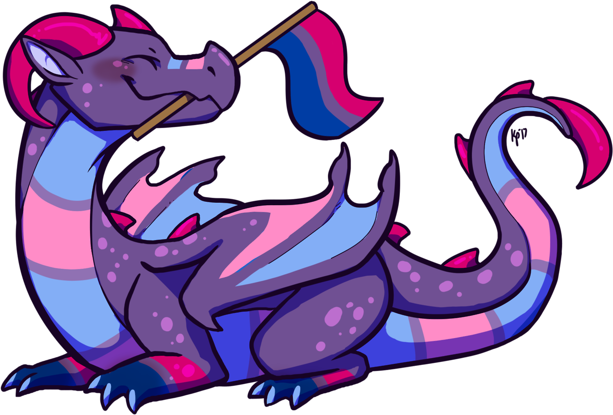 Chelle She/her • Just A Little Girl ☉ ♈ • ☽ ♍ • Asc - Bisexual Stickers (1280x897)