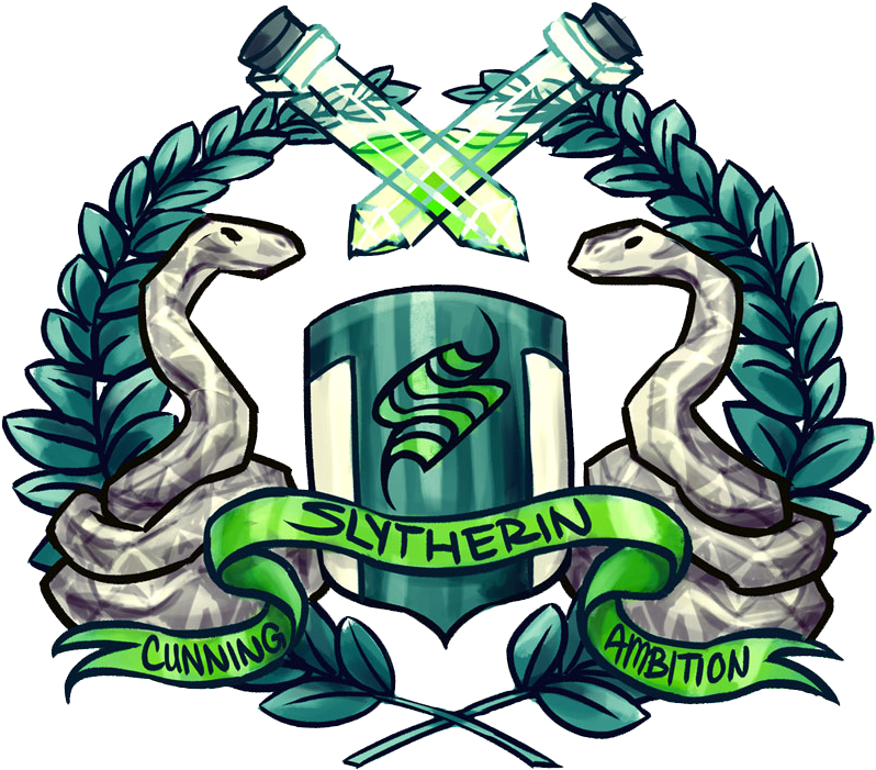 Crest-slytherin - - Green Crests Transparent Background (928x721)