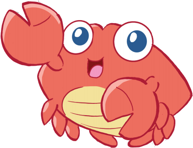 Cute Crab Cartoon Transparent (423x322)